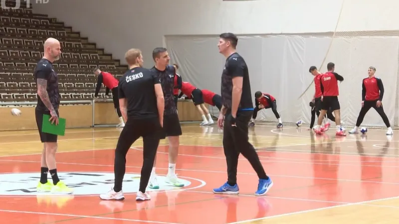 Házenkáři se chystají na Chorvaty