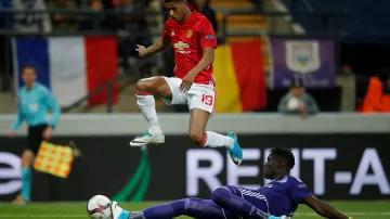 Utkání Anderlecht Brusel - Manchester United
