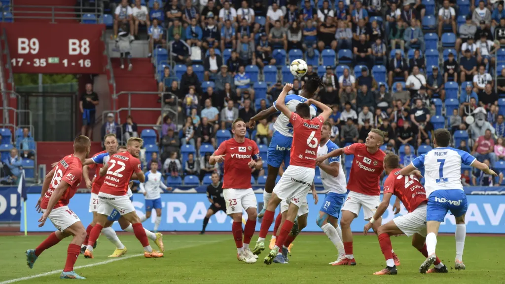 Utkání Baník Ostrava - Zbrojovka Brno