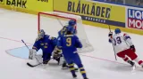 Gól v utkání Česko - Švédsko: Jakub Vrána - 4:2 (56. min.)