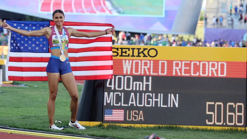 Světová rekordmanka Sydney McLaughlinová