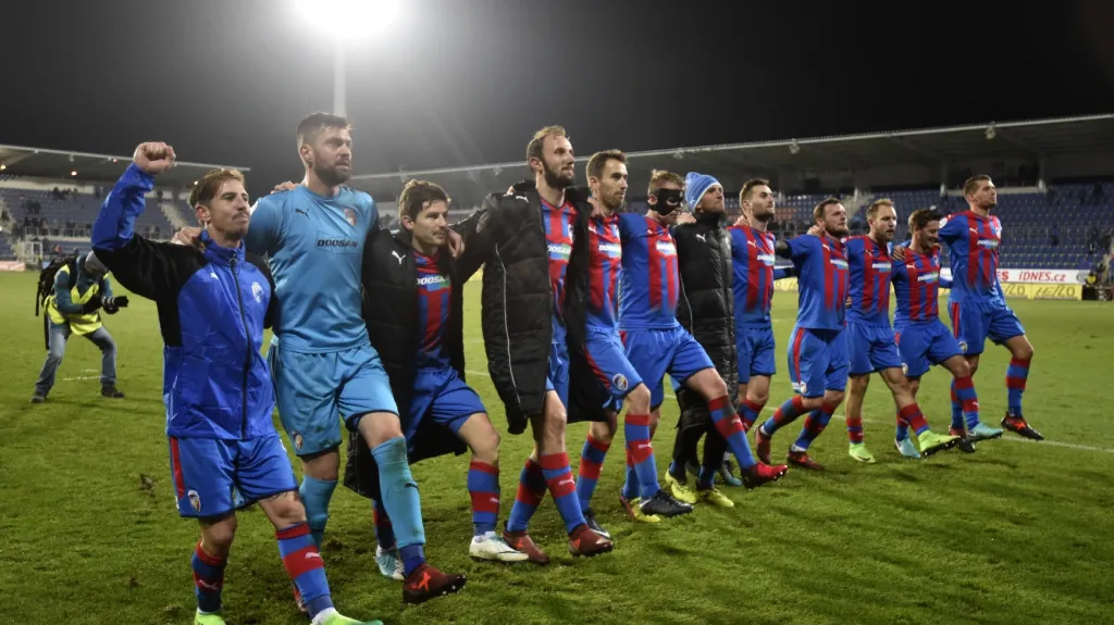 Radost fotbalistů Plzně