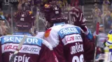 Gól v utkání Sparta Praha - Zlín: Jarůšek - 1:0 (2. min.)