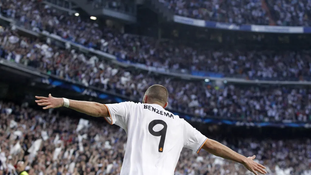 Karim Benzema slaví vstřelenou branku