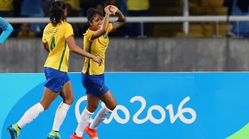 Radost brazilských fotbalistek