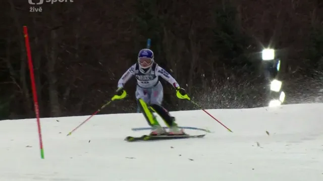 Nedokončené jízdy Dubovské a Capové ve slalomu SP v Záhřebu