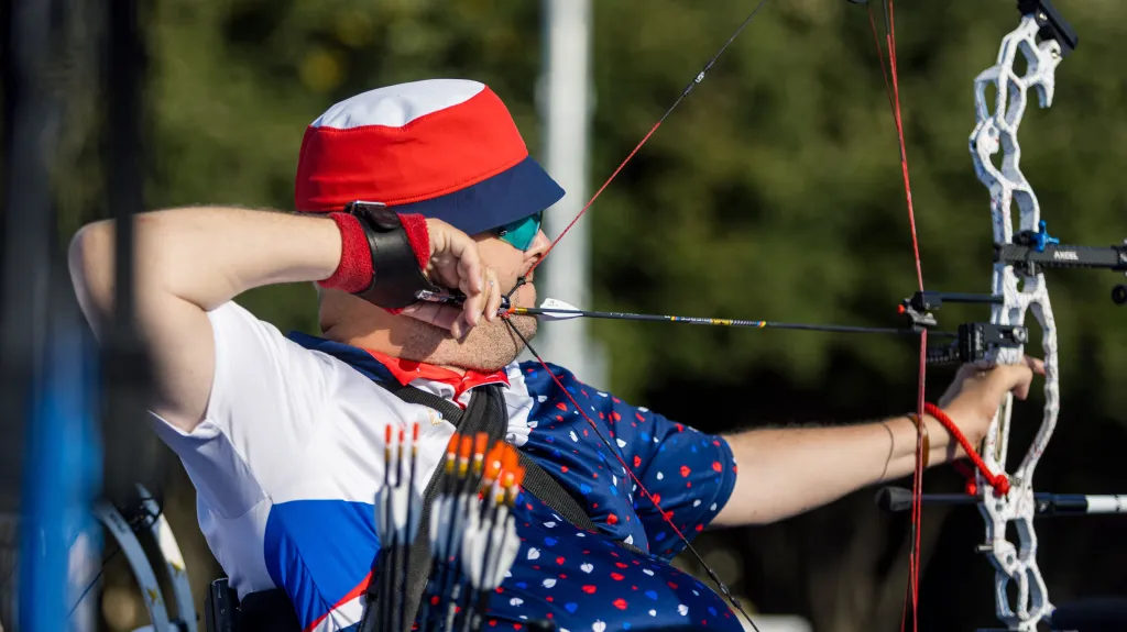 David Drahonínský na paralympiádě v Paříži