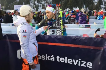 Jana Niklová s Martinem Fourcadem