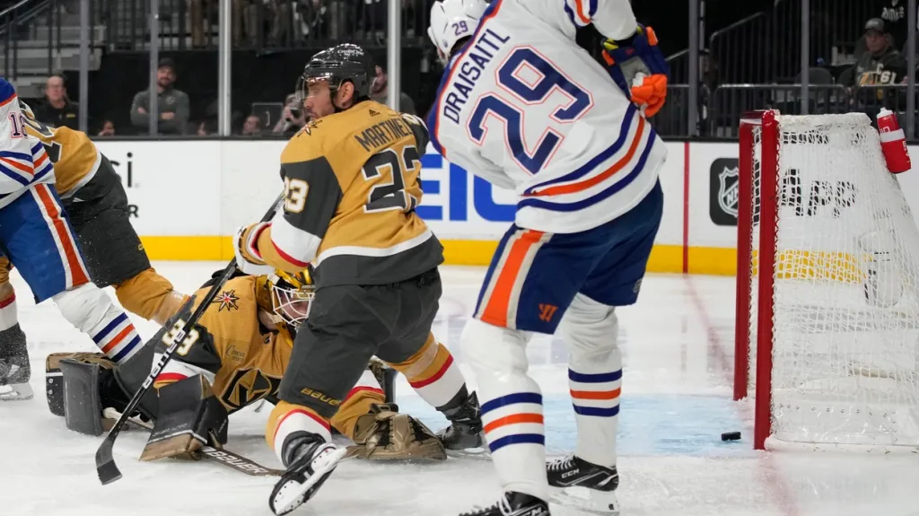Leon Draisaitl dává Vegas gól