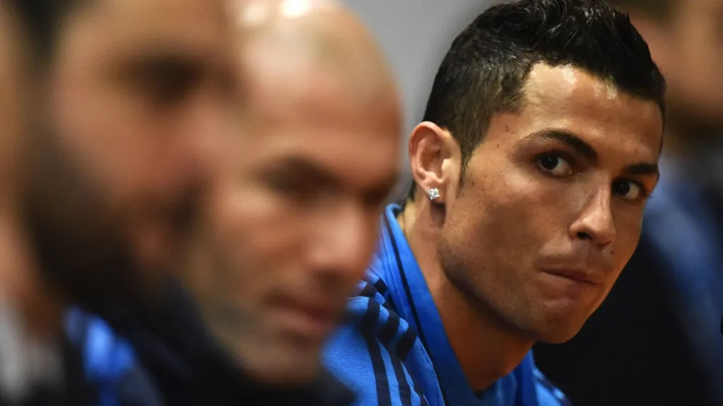 Cristiano Ronaldo na tiskové konferenci