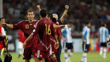 Radost venezuelských fotbalistů