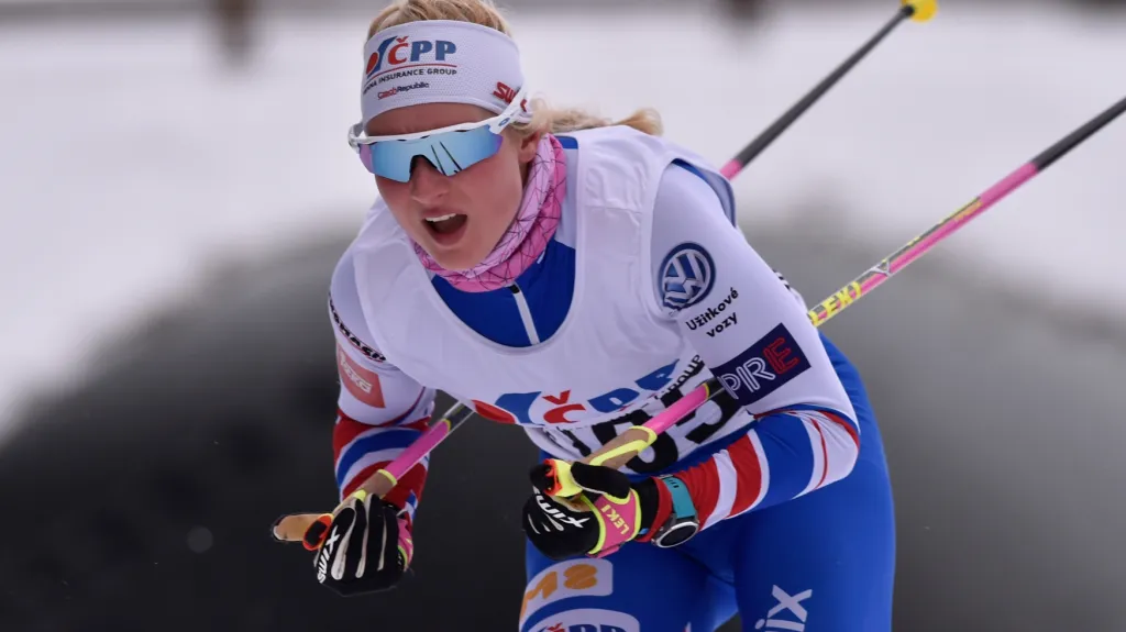 Česká běžkyně na lyžích Kateřina Janatová