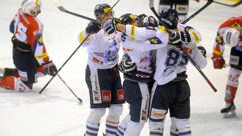Slavící hokejisté Liberce