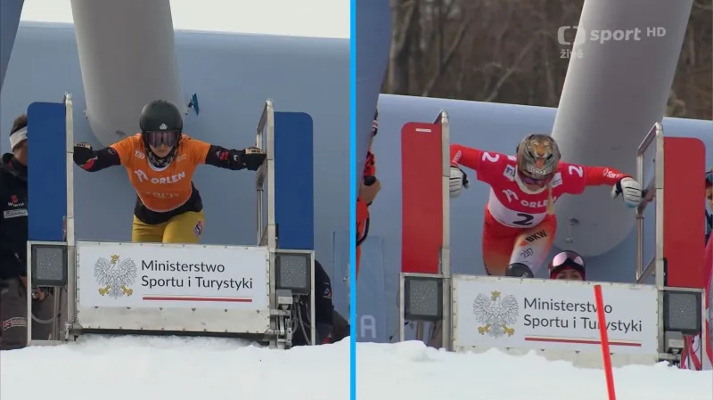 Finále paralelního obřího slalomu mužů v polské Krynici