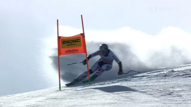 Jízda Barbory Novákové v super-G na MS v Saalbachu