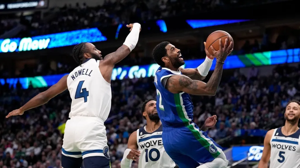 Kyrie Irving v utkání s Minnesotou