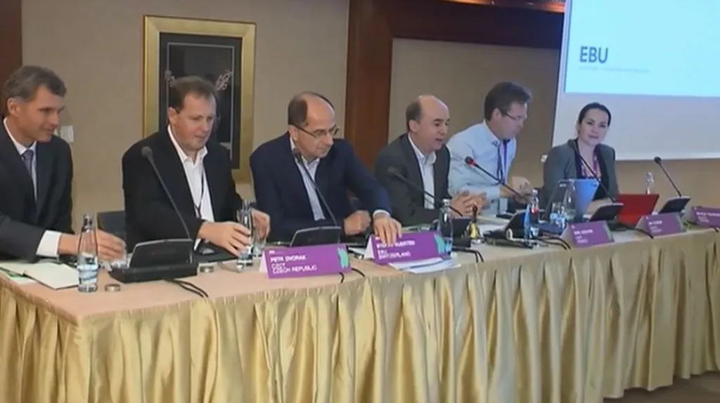 Kongres EBU zasedající v Praze