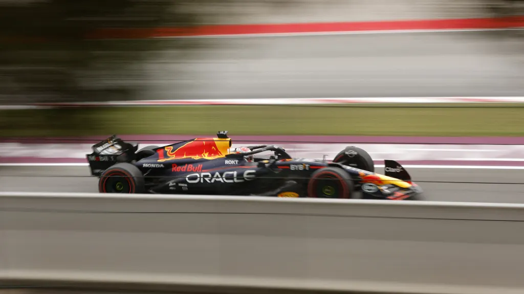 Max Verstappen na okruhu v Barceloně