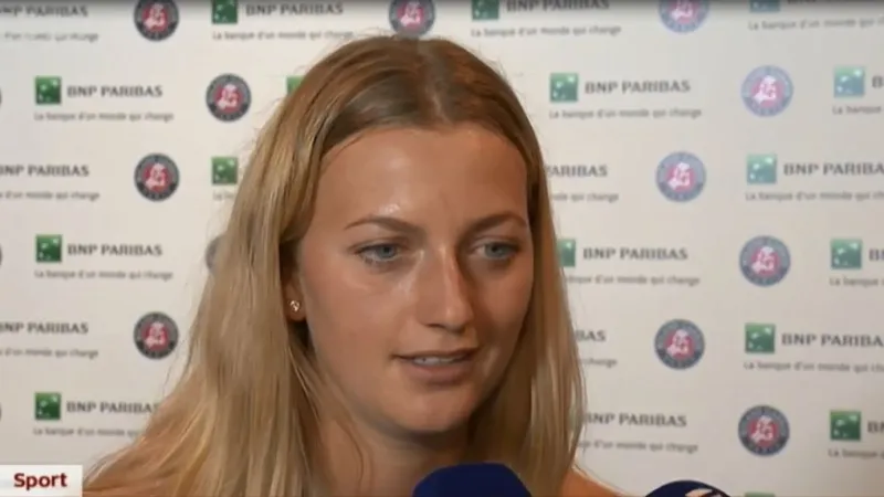 Kvitová oznámila, že nastoupí do prvního kola French Open