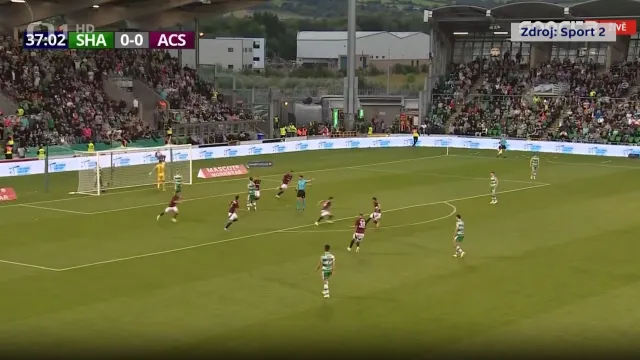 Sparta zvládla úvodní zápas 2. předkola Ligy mistrů proti Shamrocku