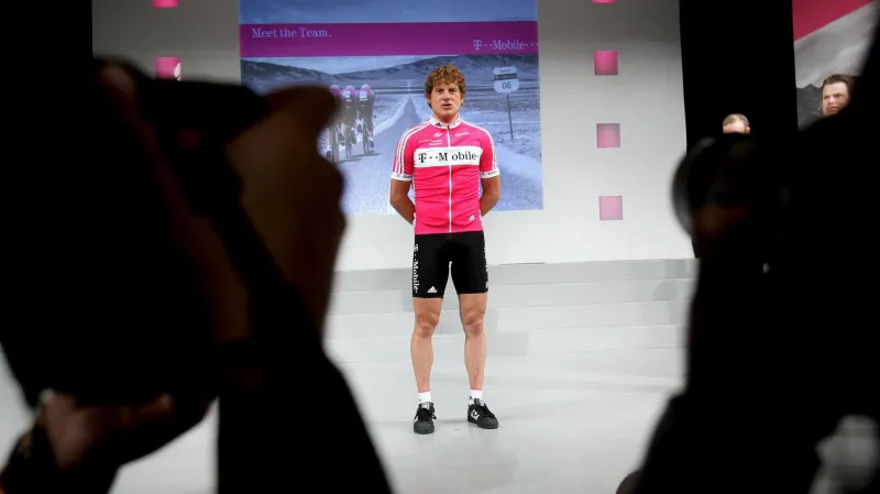 Jan Ullrich v dresu stáje T-Mobile