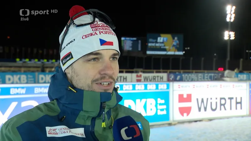 Krčmář se potýká se zdravotním problémem na střeleckém oku