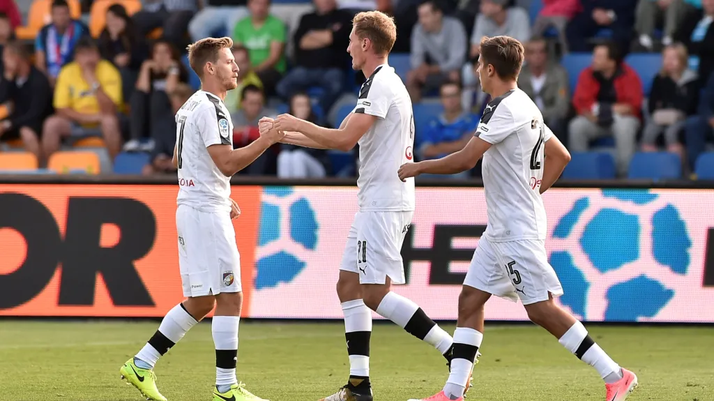 Radost fotbalistů Plzně