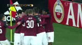 Gól v utkání Sparta - Hapoel Beer Ševa: Bitton (vl.) - 1:0 (23. min.)