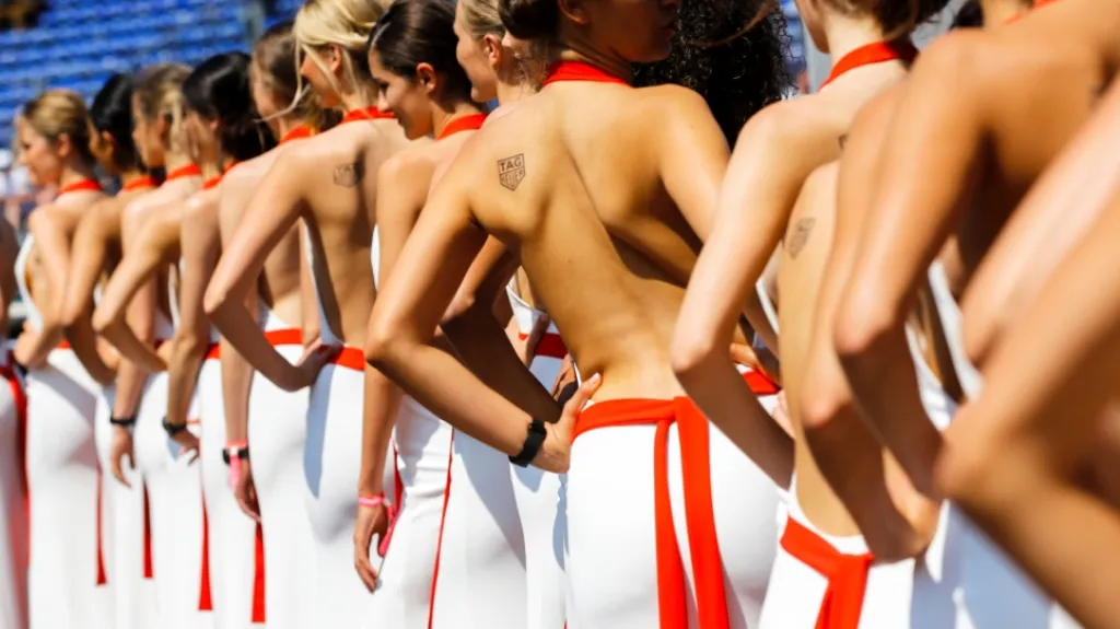 Grid girls při Velké ceně Monaka