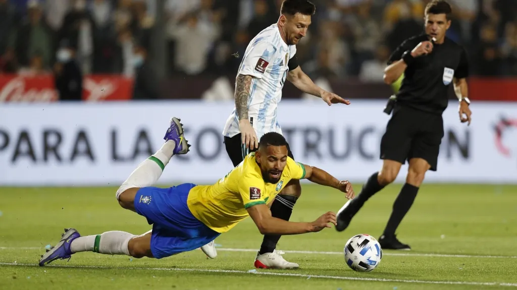 Utkání Argentina - Brazílie