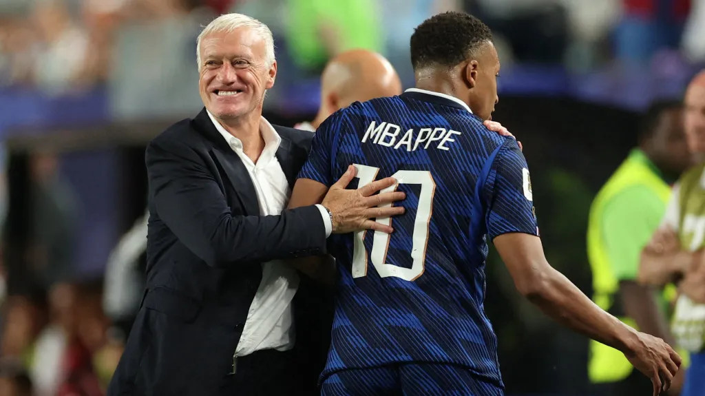 Didier Deschamps a Kylian Mbappé