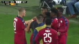 Gól v utkání Bordeaux - Slavia Praha: Koundé - 2:0 (90+5. min.)