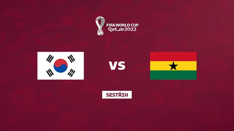 Sestřih utkání Jižní Korea – Ghana