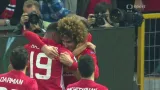Gól v utkání Manchester United - Celta Vigo: Fellaini - 1:0 (17. min.)