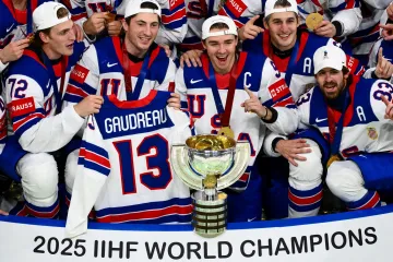 Američané získali zlato z MS pro Johnnyho Gaudreaua