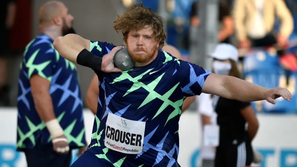 Ryan Crouser na Zlaté tretře 
