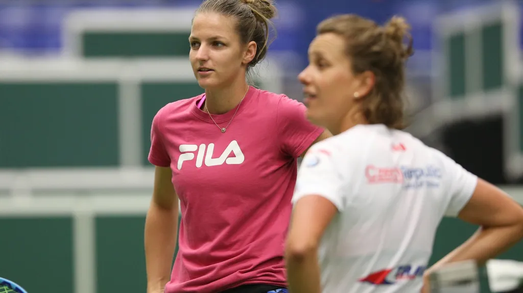 Karolína Plíšková a Barbora Strýcová