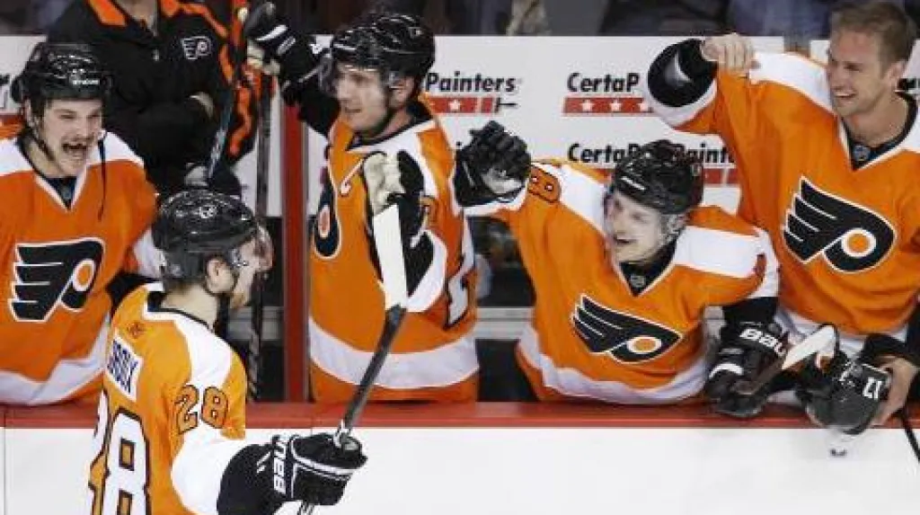 Hráči Philadelphie slaví