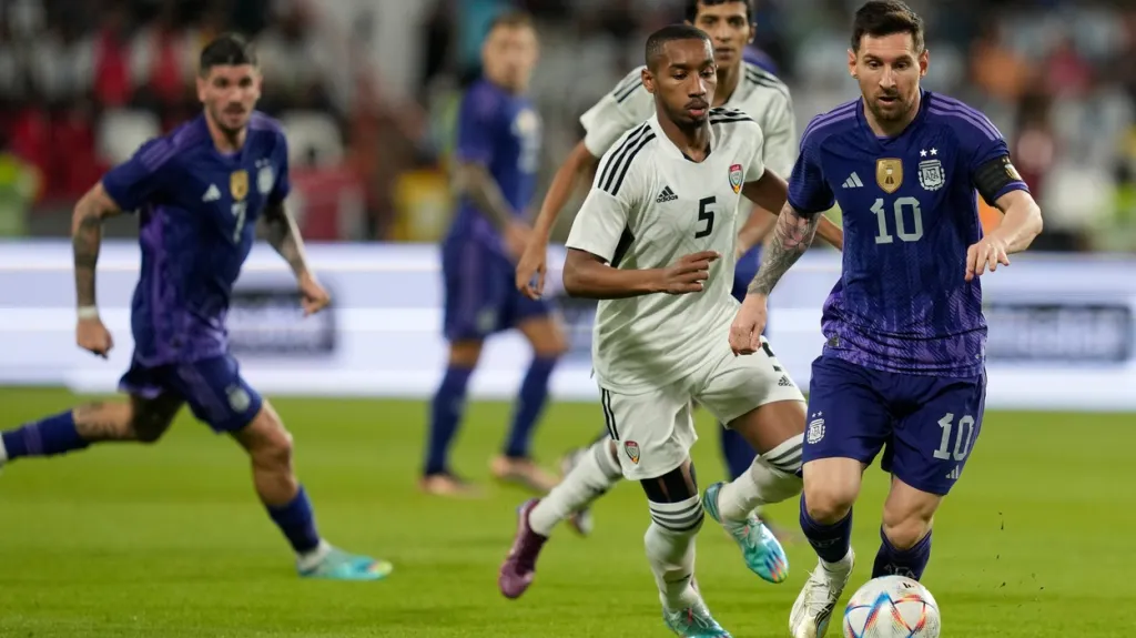 Lionel Messi v zápase se SAR