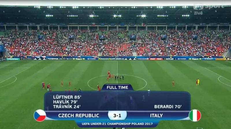 Sestřih utkání Česko U21 - Itálie U21