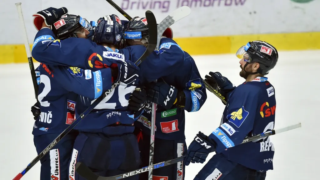 Slavící hokejisté Liberce