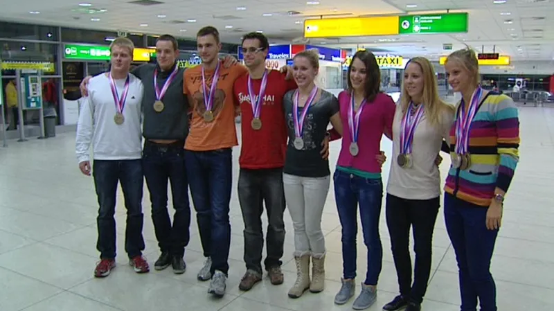 Návrat českých plavců