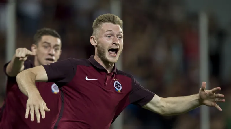 Gól v utkání Sparta Praha - Sönderjyske: Brabec - 3:2 (85. min.)