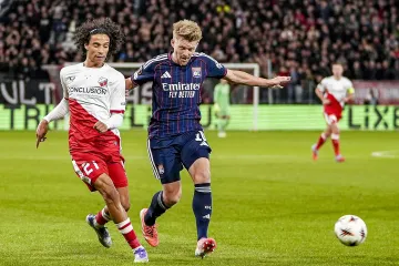 Pavel Šulc v utkání za Lyon v Evropské lize proti Utrechtu