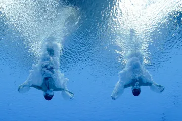 Synchronizované skoky do vody na OH