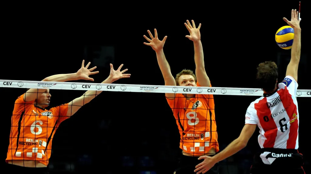 Polský Rzeszów v zápase s SCC Berlín