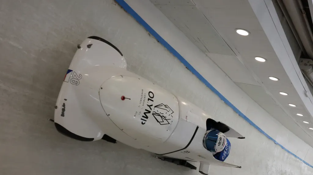 Matěj Běhounek ve dvojbobu s Michalem Dobešem