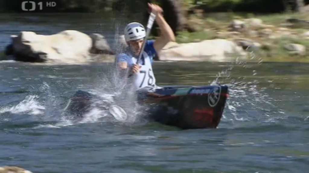 Mistry světa ve sprintu na divoké vodě jsou Němcová a Vaněk