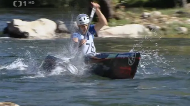 Mistry světa ve sprintu na divoké vodě jsou Němcová a Vaněk