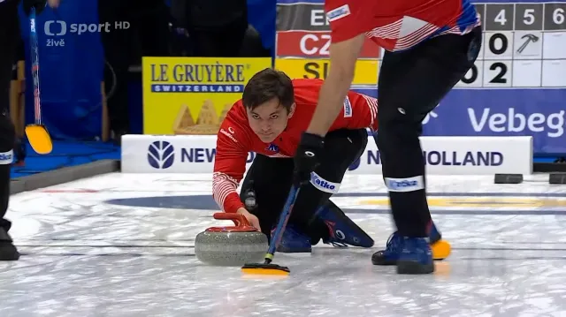 Fragmenty utkání Švýcarsko – Česko